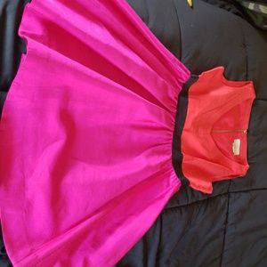 Size 4 katw spade color block dress